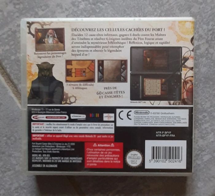 Jeu Nintendo DS fort boyard - photo numéro 3
