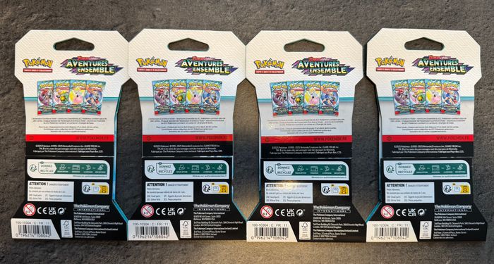 Artset 4 Boosters EV9 Aventures Ensemble Blister Pokémon Français Neufs Scellés - photo numéro 2
