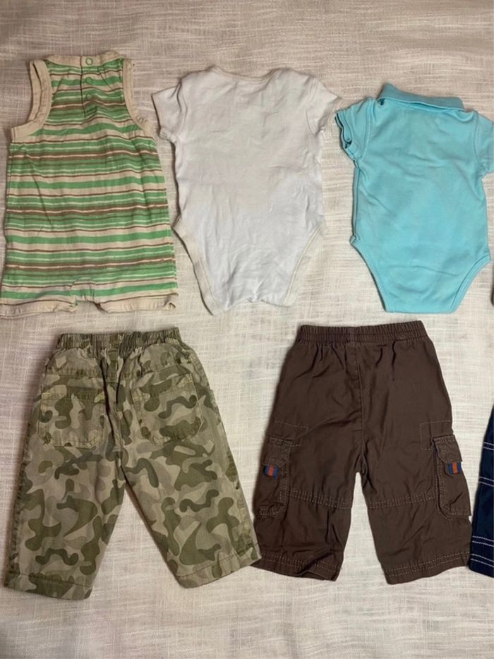Lot de 4 pantalons et 3 hauts pour bébé (3 mois) - photo numéro 7