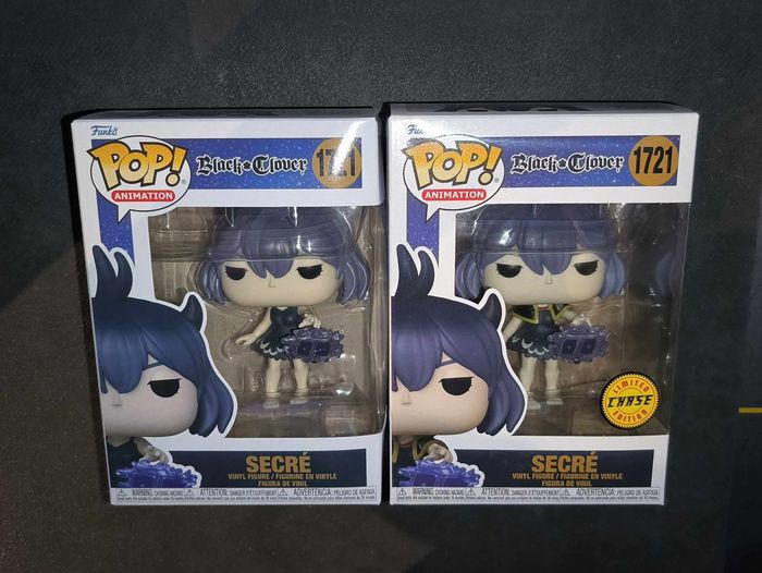 Lot 2 Figurines Funko Pop / Secré N°1721 / Black Clover ( 1 Chase + 1 Normal )