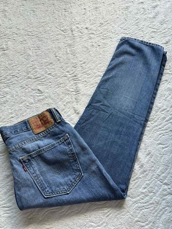 Levi’s 541 W32 (L/42) L30 Jean Athletic Fit slim taper bleu clair délavé fuselé 00s y2k vintage