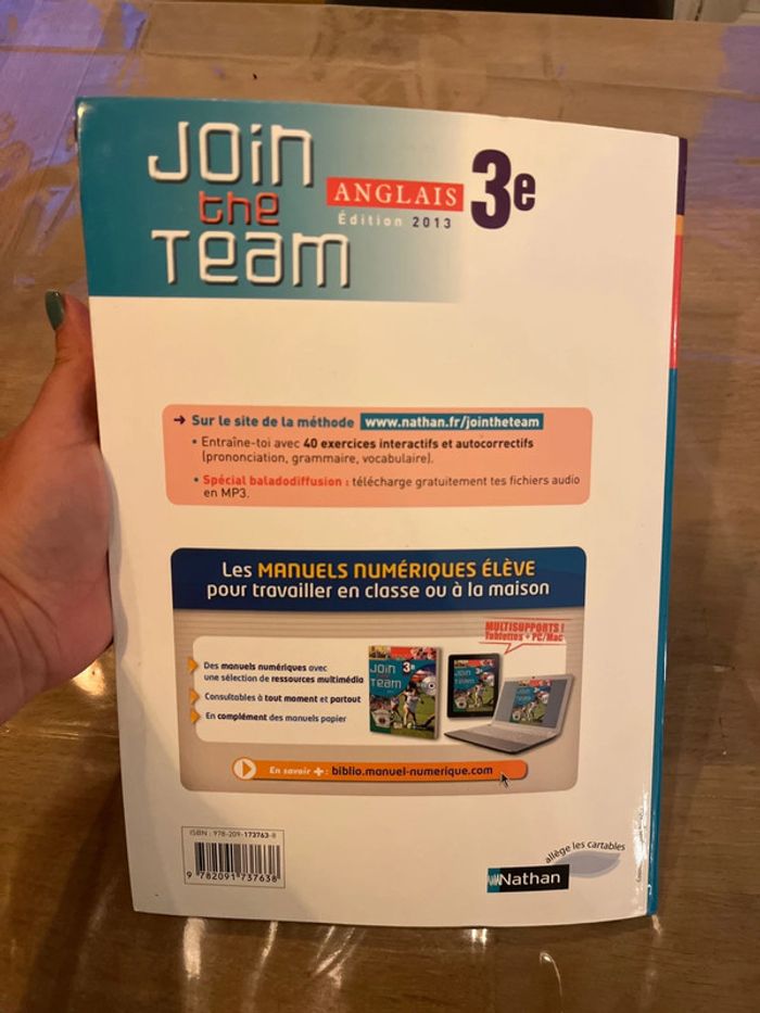 Livre join the team 3e - photo numéro 2