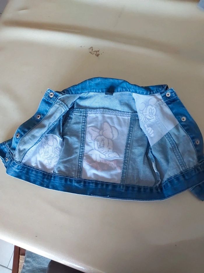 Veste en jeans minnie 6-9 mois (74 cms) - photo numéro 7