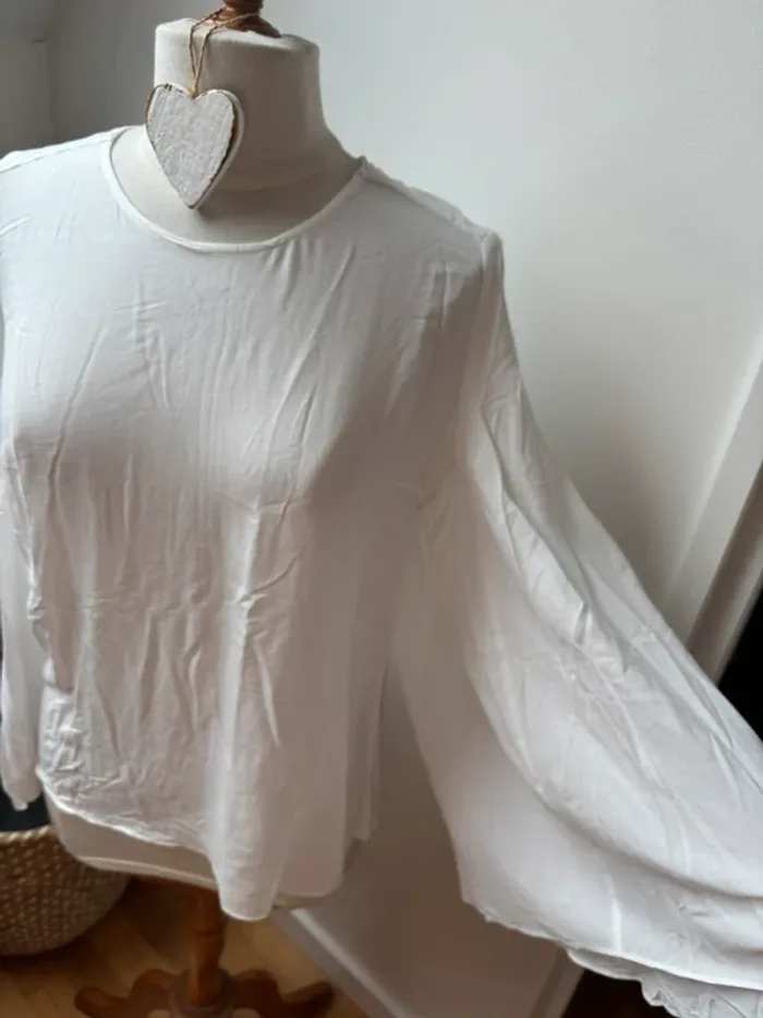 🤍 Blouse blanche MAJE - Taille 3 (équivalent 40) 🤍 - photo numéro 7