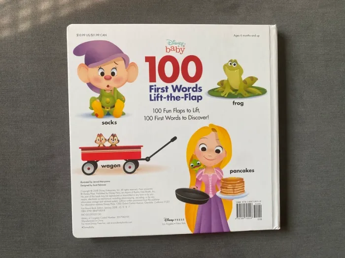 Disney baby 100 First Words lift the flap - photo numéro 2