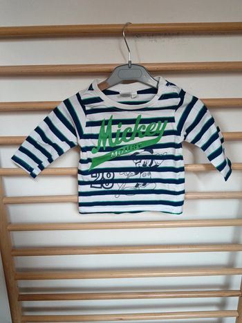 T-shirt manche longue disney baby mickey