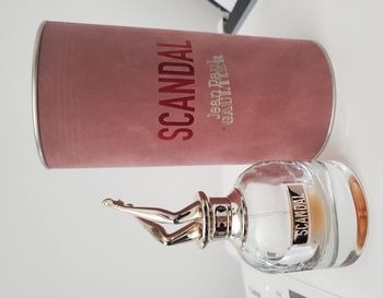 Flacon  vide + boite Scandal de Jean Paul Gaultier 80 ml