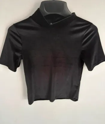 Crop top 12 ans velours