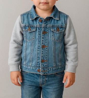 Veste en jean garçon 4 ans Dany Kids – stylée et confortable !