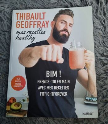 Livre Thibault Geoffray (mes recettes healthy) 80 recettes, conseils et training brûle-graisse