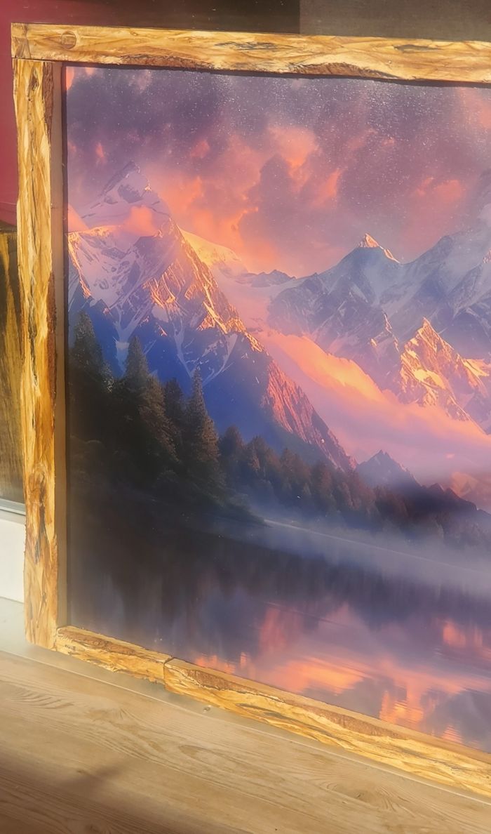 Tableau lac et montagne - photo numéro 4