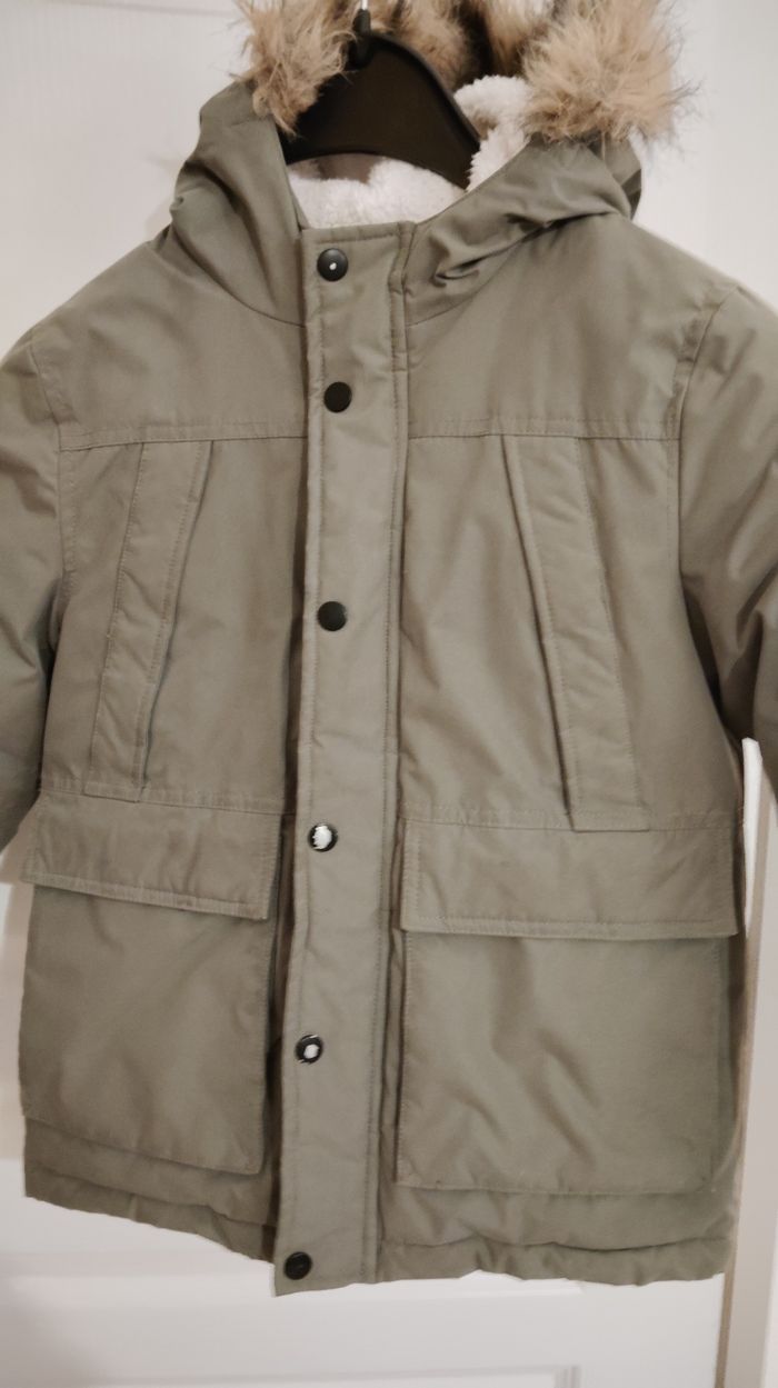 Manteau kaki garcon 10 ans hiver - photo numéro 2