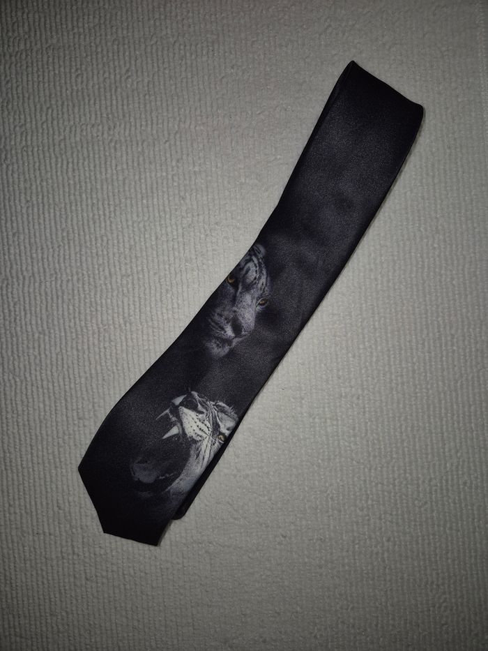 Cravate tigre blanc - photo numéro 5