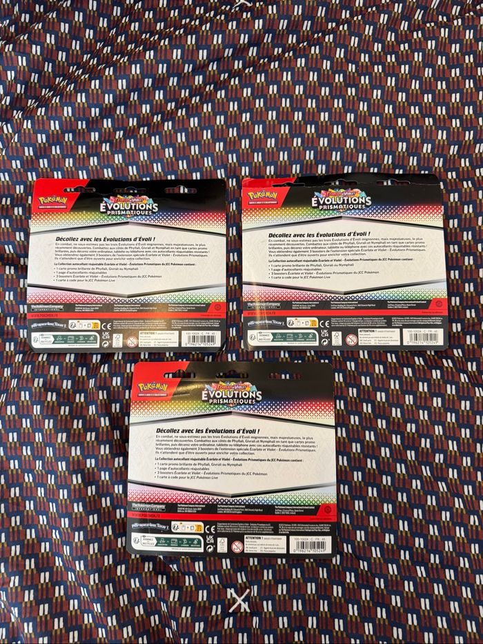 Artset Tripacks Pokémon Évolutions Prismatiques - photo numéro 2