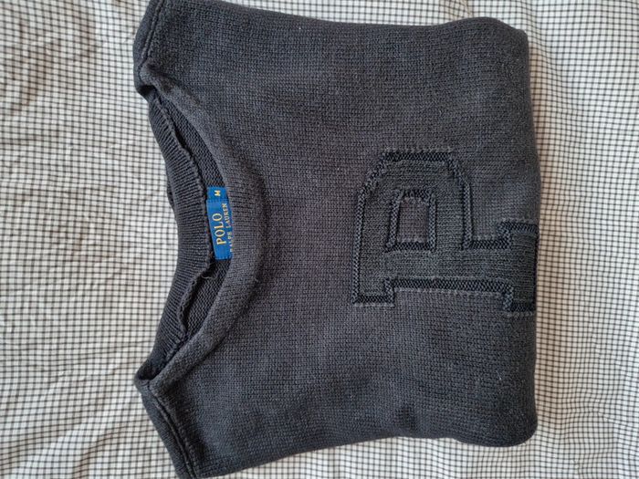 Polo Pull Ralph Lauren noir M