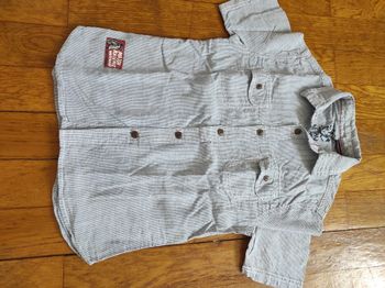 Chemise manche courte garçon sergent major neuve  7 ans