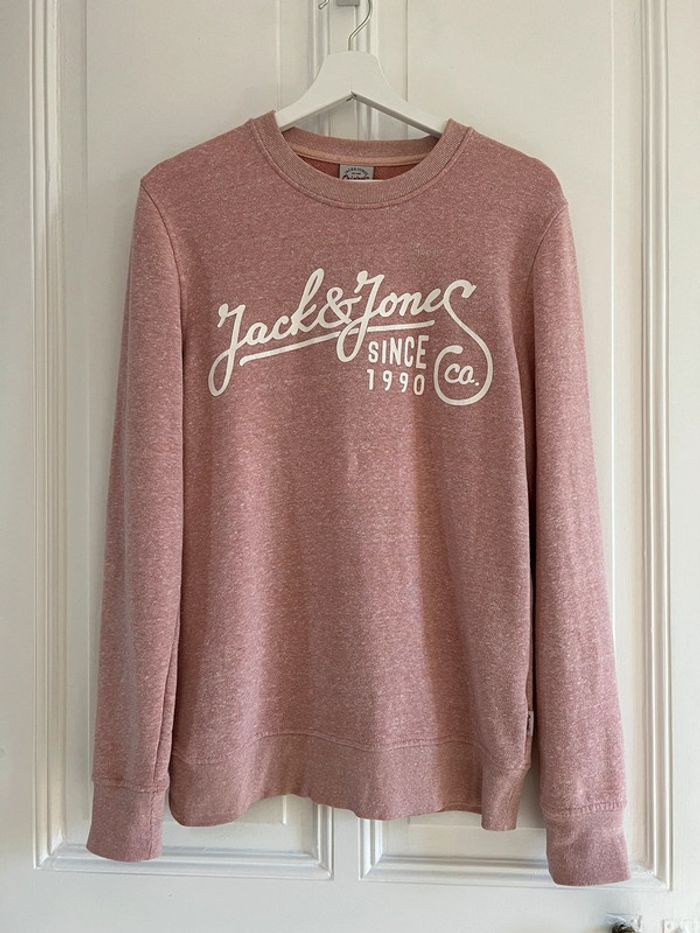 Pull rose jack et Jones M