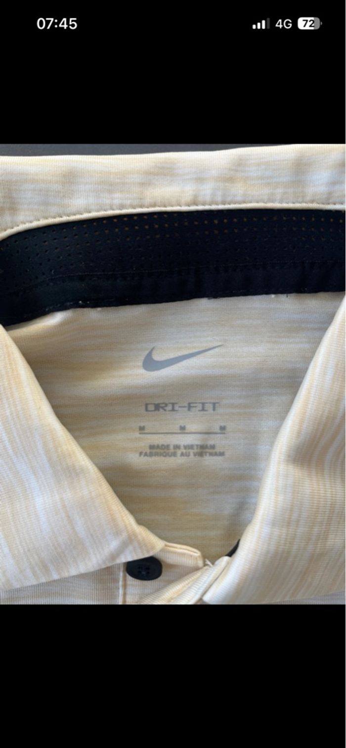 Polo tshirt Nike Homme Sport Orange Jaune M Dry Fit - photo numéro 5