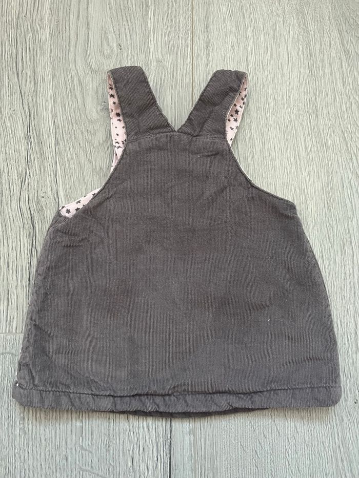 Robe Salopette velours bébé In Extenso – 3 mois - photo numéro 3