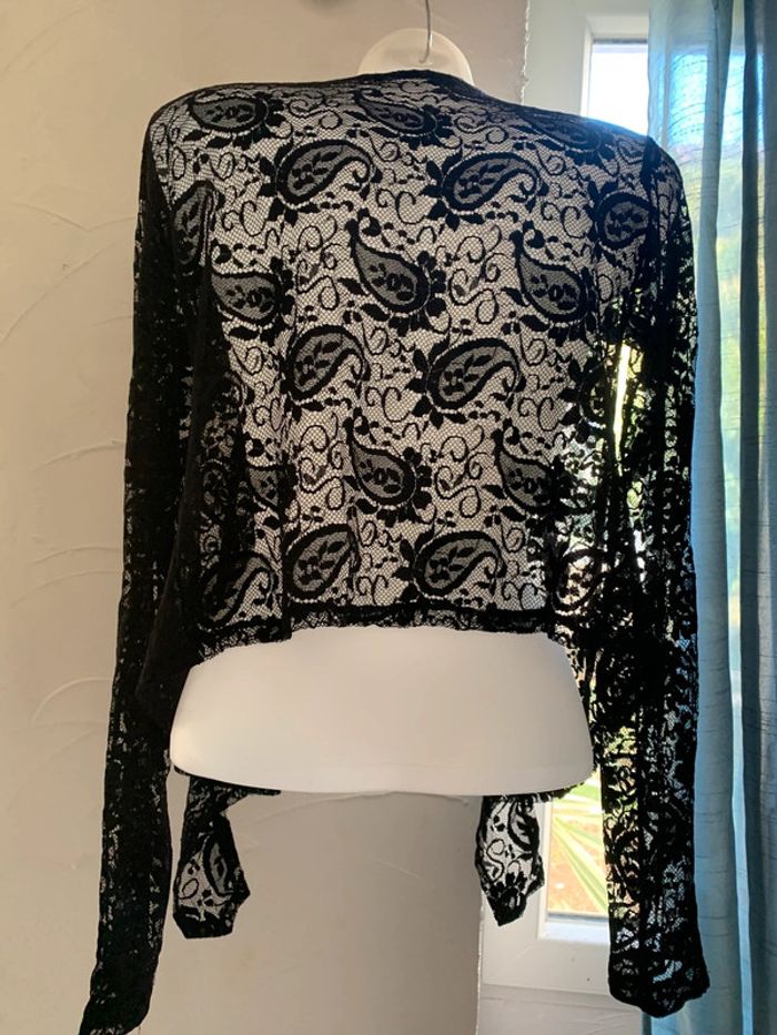 Veste Comme une femme dentelle noire taille 38 - photo numéro 9