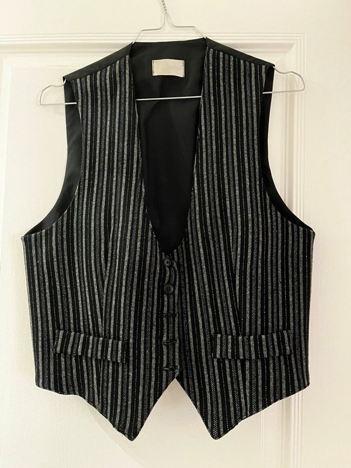 Gilet vintage pailleté