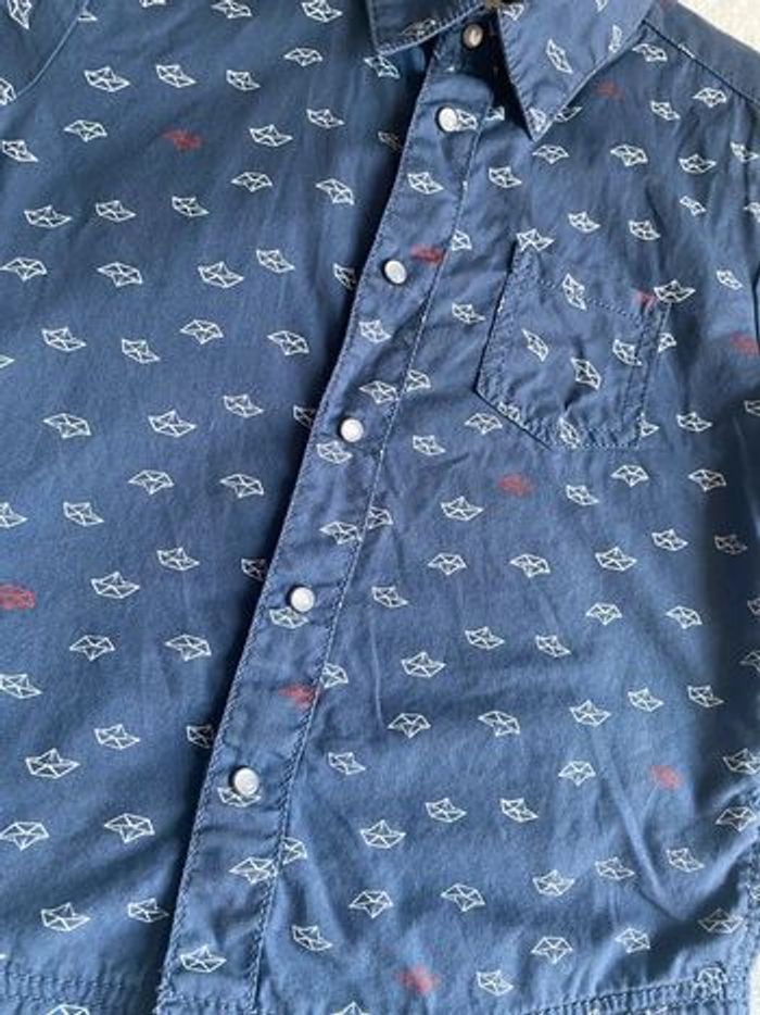 🔹 Jolie chemise 24 mois motifs origamis 🔹 - photo numéro 5