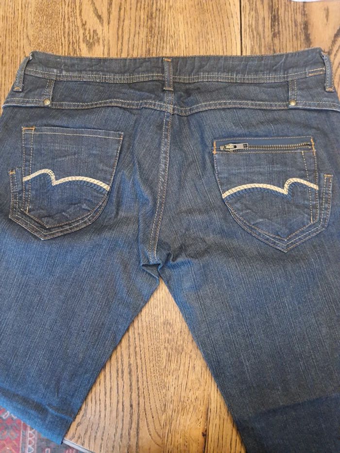 Jolie Jeans 7/8ème marine Pinkie fr 42 eu 40 - photo numéro 14