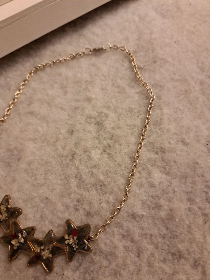 Collier étoile multicolore résine - photo numéro 6