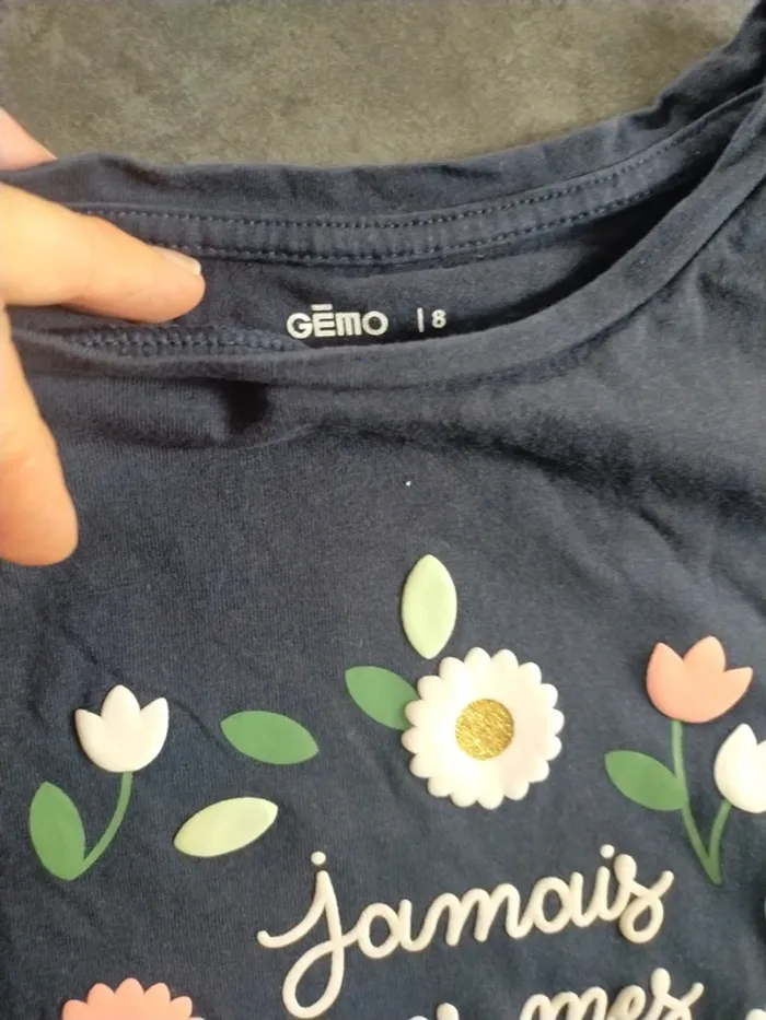 Lot tee-shirt manches courtes 8 ans - photo numéro 4
