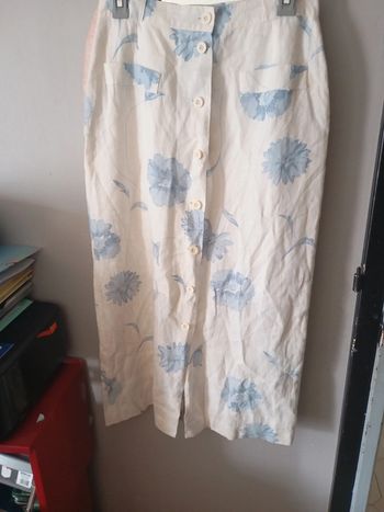 Superbe jupe en lin t 40