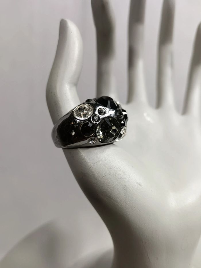 Bague argenté et strass | Agatha Paris | t. 55 - photo numéro 2