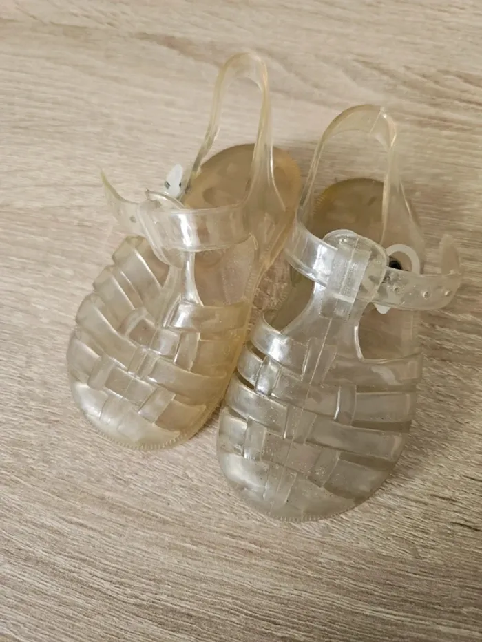 Chaussures de plage 19/20 transparentes