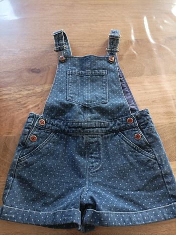 Salopette short fille