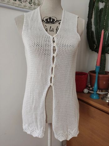 Gilet sans manche vintage Kookaï made in France taille 36