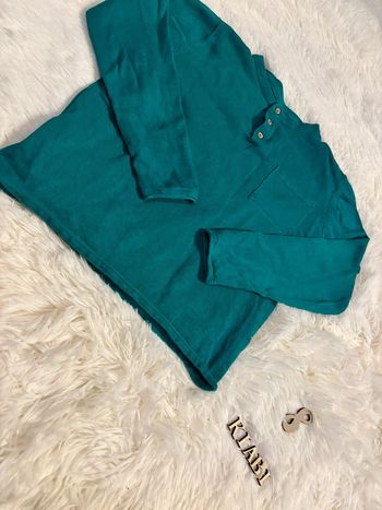 Pull turquoise