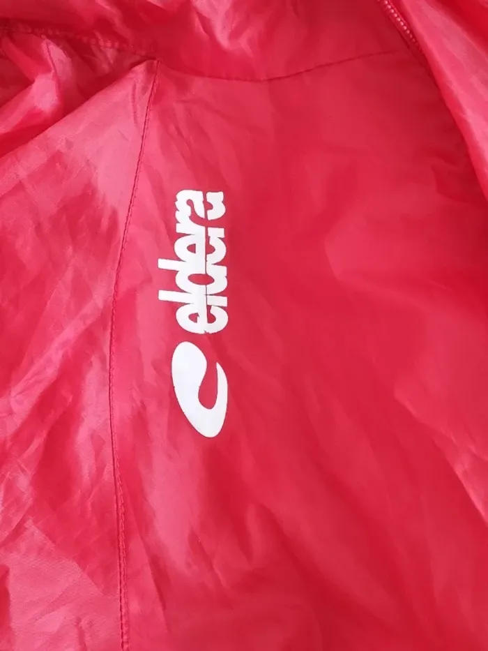 kway eldera rouge bordeaux unisex 8-10 ans - photo numéro 3