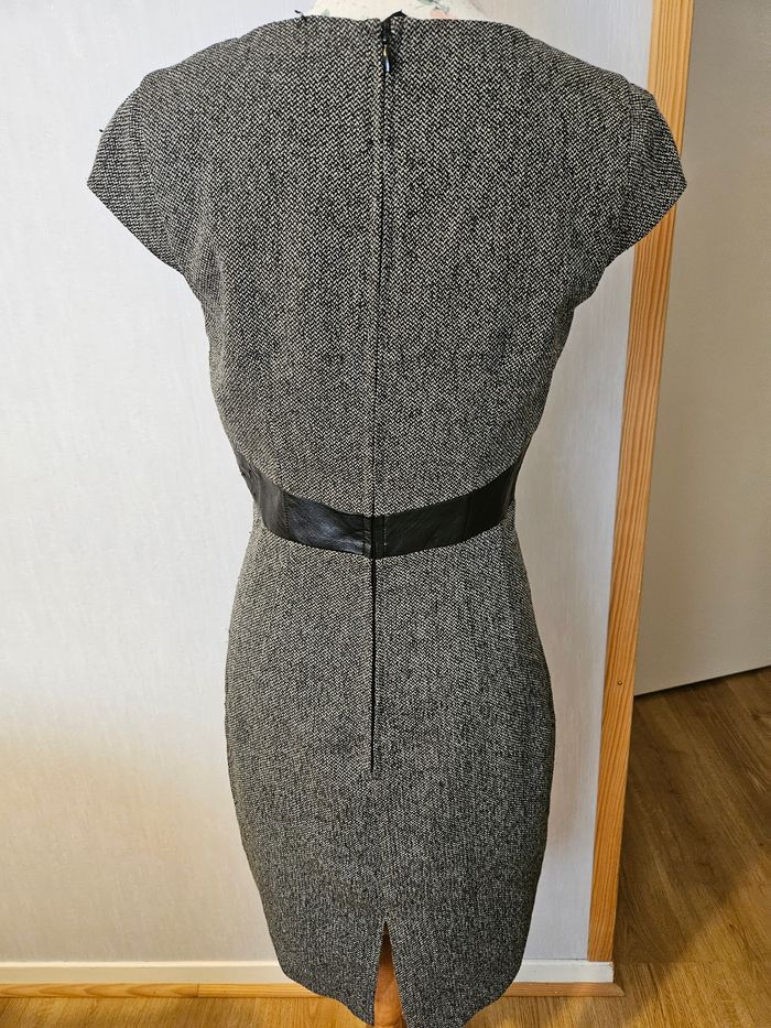 Robe  hiver grise  chiné - photo numéro 3