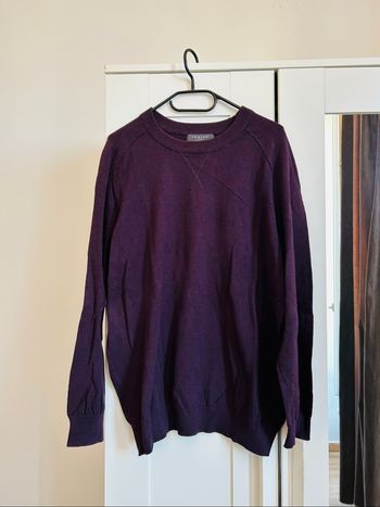 Pull violet à motifs Homme Primark Taille L
