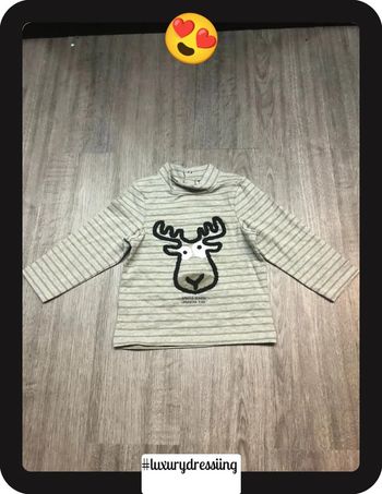 Pull à col roulé pour bébé taille 18mois 🧸