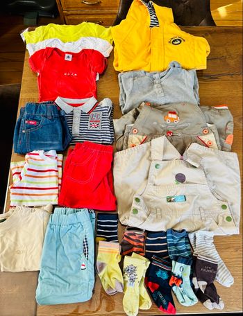 Gros lot 18 mois garçon printemps été