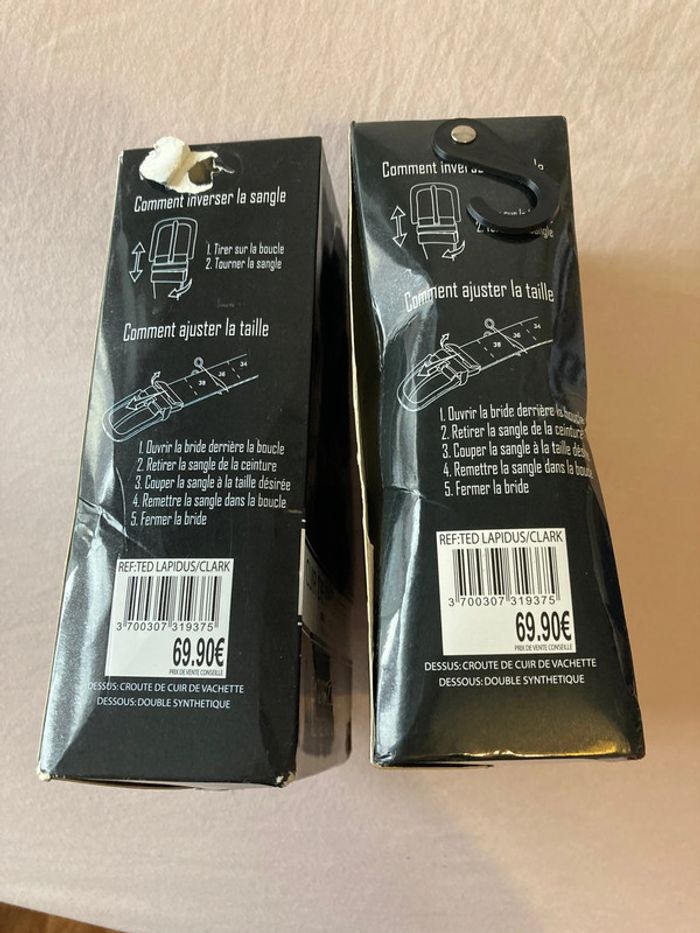 Ceintures homme neuves