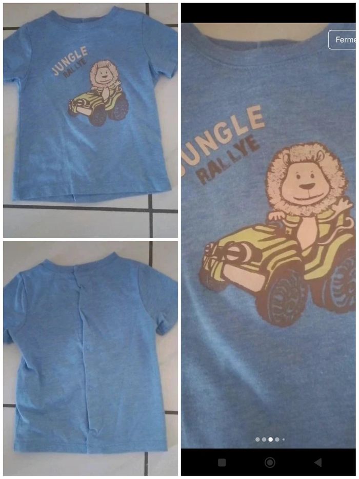 lot hauts manche courtes garçon taille 6 mois - photo numéro 2