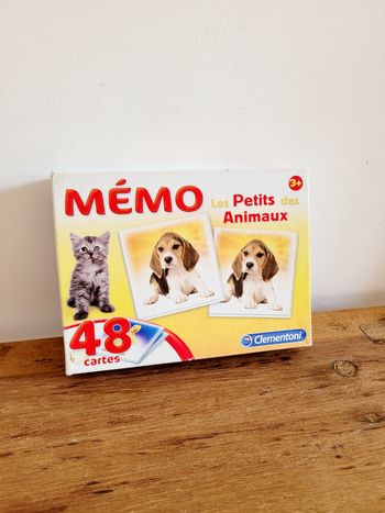 Mémo Les petits des animaux Clementoni