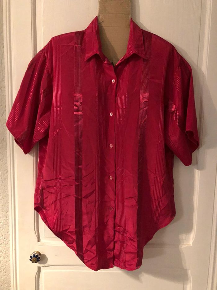 AN130- Blouse/chemise T44-46 portée 1 soirée