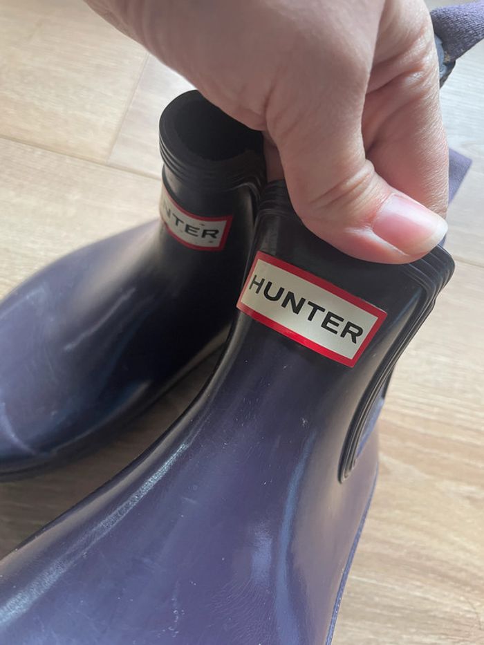 Bottes de pluie Hunter violettes T.37 - photo numéro 3