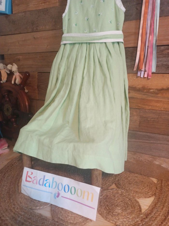 Robe cérémonie ou été vert pastel tbe 6 ans - photo numéro 4