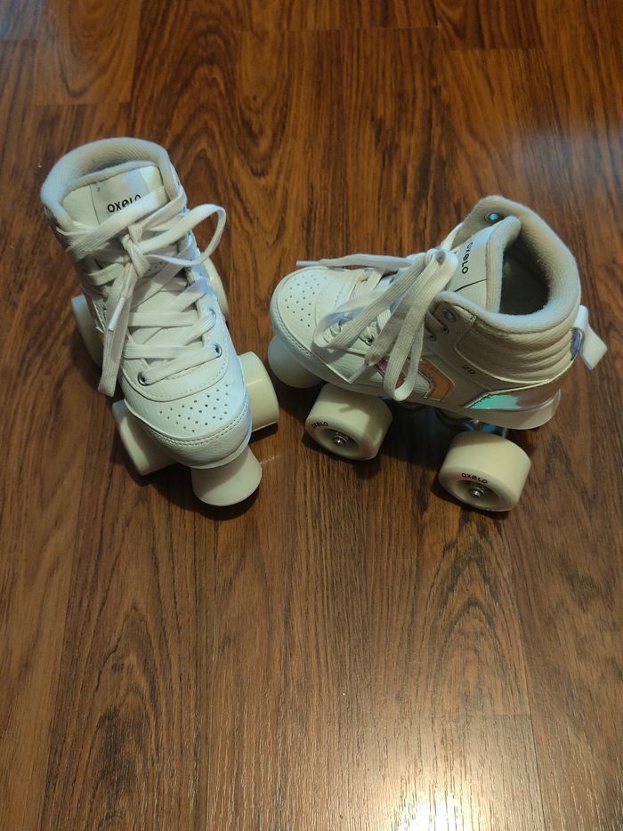 Patins à roulettes Oxelo holographiques – Taille 29 - photo numéro 8