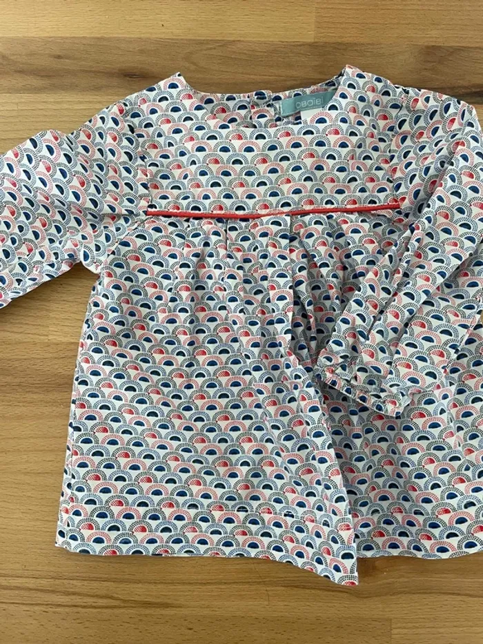 Ensemble pantalon et blouse 9m 71 cm - photo numéro 7