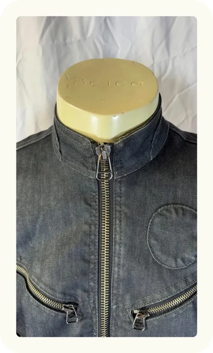 Veste en jean biker homme Levi's Taille L - photo numéro 3