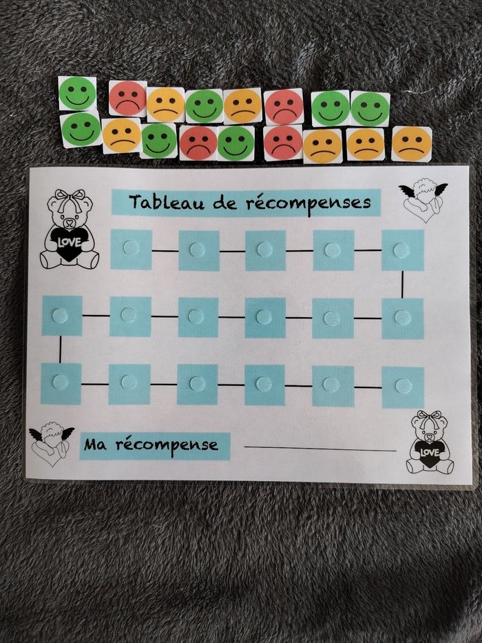 Tableau récompense pour enfants - photo numéro 2